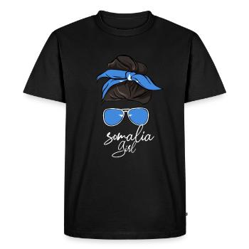 Somalie - T-shirt Premium bio Homme - noir - Devant - Nico (187cm)