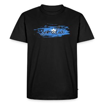Somalie - T-shirt Premium bio Homme - noir - Devant - Nico (187cm)
