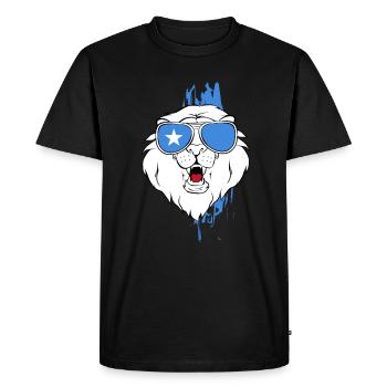 Somalie - T-shirt Premium bio Homme - noir - Devant - Nico (187cm)