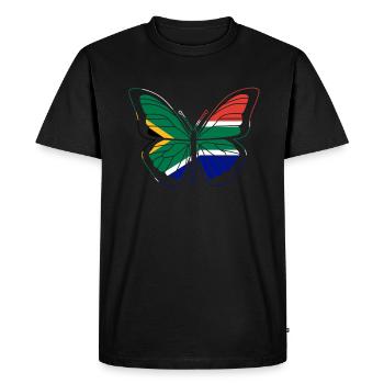 Afrique du Sud - T-shirt Premium bio Homme - noir - Devant - Nico (187cm)