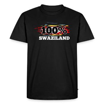 Swaziland - T-shirt Premium bio Homme - noir - Devant - Nico (187cm)