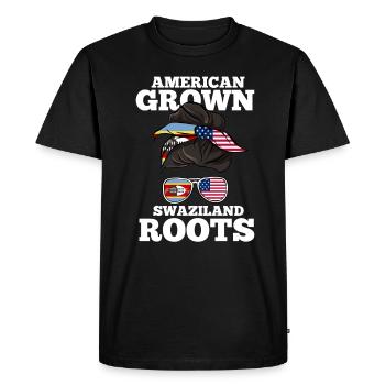 Swaziland - T-shirt Premium bio Homme - noir - Devant - Nico (187cm)