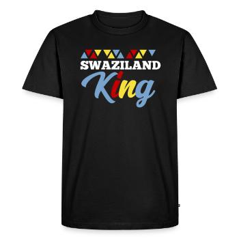 Swaziland - T-shirt Premium bio Homme - noir - Devant - Nico (187cm)