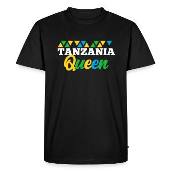 Tanzanie - T-shirt Premium bio Homme - noir - Devant - Nico (187cm)