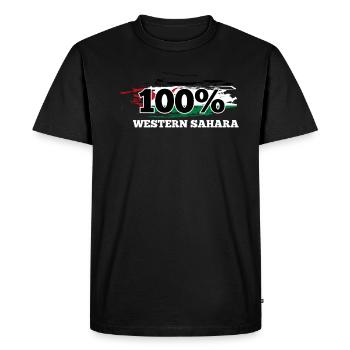 Sahara occidental - T-shirt Premium bio Homme - noir - Devant - Nico (187cm)