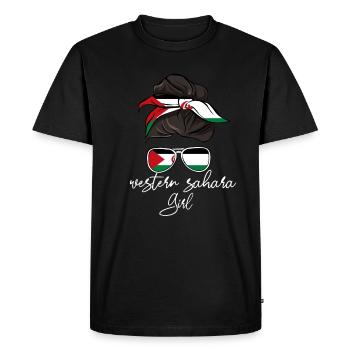 Sahara occidental - T-shirt Premium bio Homme - noir - Devant - Nico (187cm)