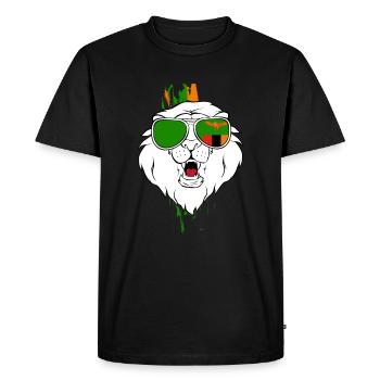 Zambia - Men's Premium Organic T-Shirt - black - Front - Nico (187cm)