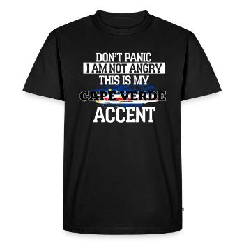 Cape Verde - Men's Premium Organic T-Shirt - black - Front - Nico (187cm)