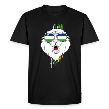 République centrafricaine - T-shirt Premium bio Homme - noir - Devant - Nico (187cm)