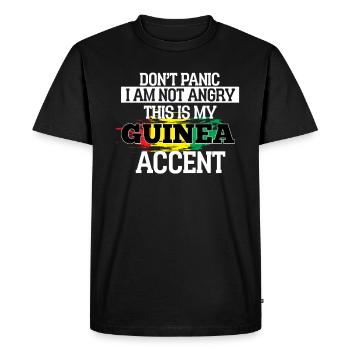 Lesotho - Men's Premium Organic T-Shirt - black - Front - Nico (187cm)