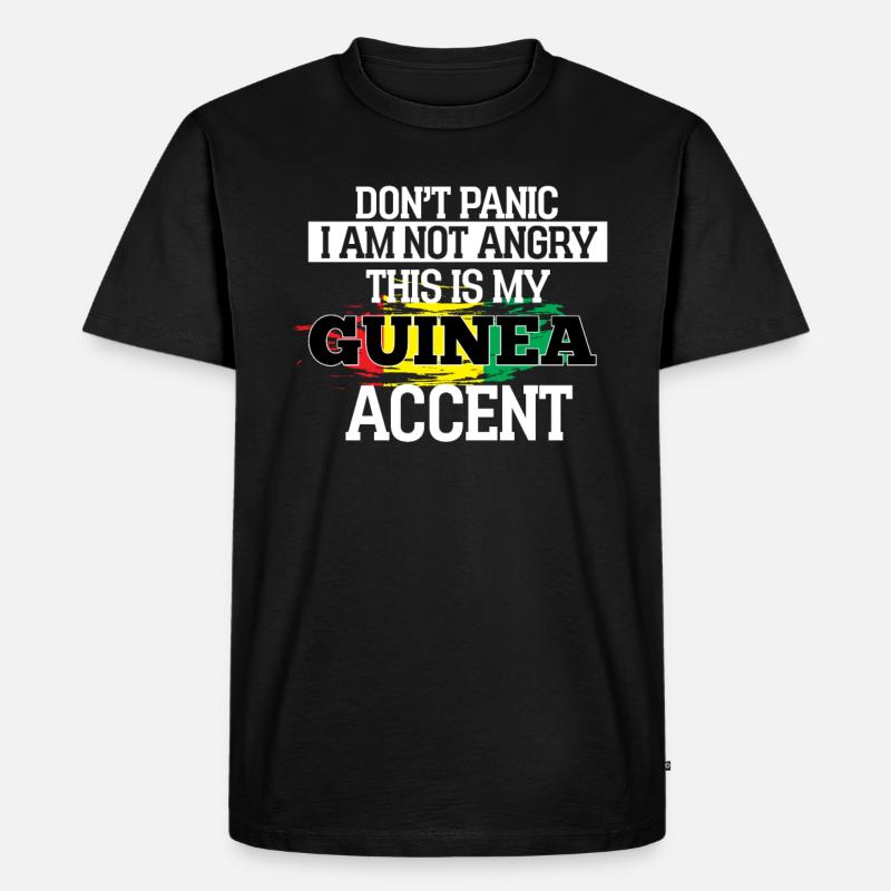 Lesotho - Männer Premium Bio T-Shirt - Schwarz