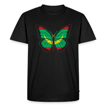 Mauritanie - T-shirt Premium bio Homme - noir - Devant - Nico (187cm)