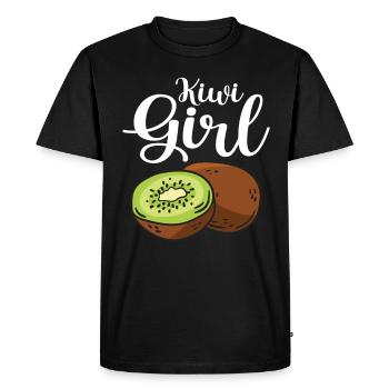 Kiwi - T-shirt Premium bio Homme - noir - Devant - Nico (187cm)