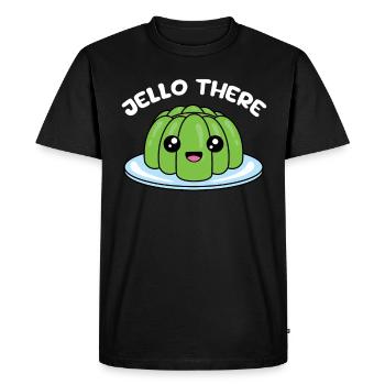 Gelée - T-shirt Premium bio Homme - noir - Devant - Nico (187cm)