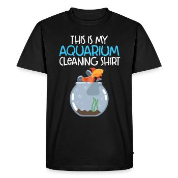 Aquarium - T-shirt Premium bio Homme - noir - Devant - Nico (187cm)