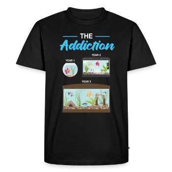 Aquarium - T-shirt Premium bio Homme - noir - Devant - Nico (187cm)