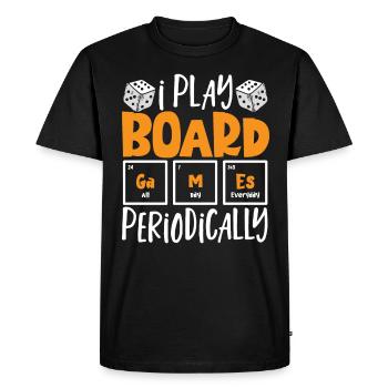 Jeux de société jeu de société cadeau - T-shirt Premium bio Homme - noir - Devant - Nico (187cm)