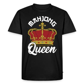 Cadeau pour les fans de Mahjong - T-shirt Premium bio Homme - noir - Devant - Nico (187cm)