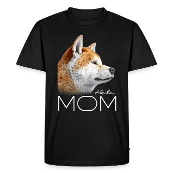 Akita Mama - T-shirt Premium bio Homme - noir - Devant - Nico (187cm)