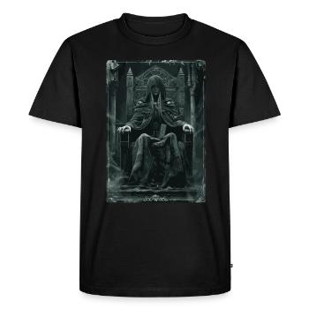 Le Tarot de la Grande Prêtresse - T-shirt Premium bio Homme - noir - Devant - Nico (187cm)