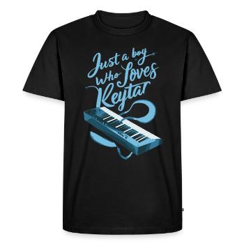 Cadeau clavier Keytar - T-shirt Premium bio Homme - noir - Devant - Nico (187cm)