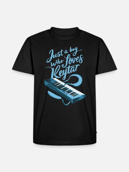 Keytar Keyboard Gift - Men's Premium Organic T-Shirt - black