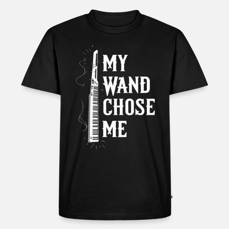 Keytar Keyboard Geschenk - Männer Premium Bio T-Shirt - Schwarz