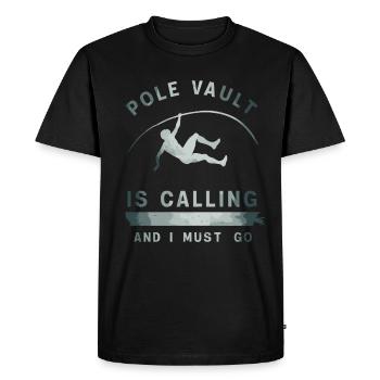 Cadeau de perchiste - T-shirt Premium bio Homme - noir - Devant - Nico (187cm)