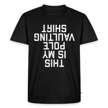 Cadeau de perchiste - T-shirt Premium bio Homme - noir - Devant - Nico (187cm)