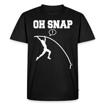 Cadeau de perchiste - T-shirt Premium bio Homme - noir - Devant - Nico (187cm)