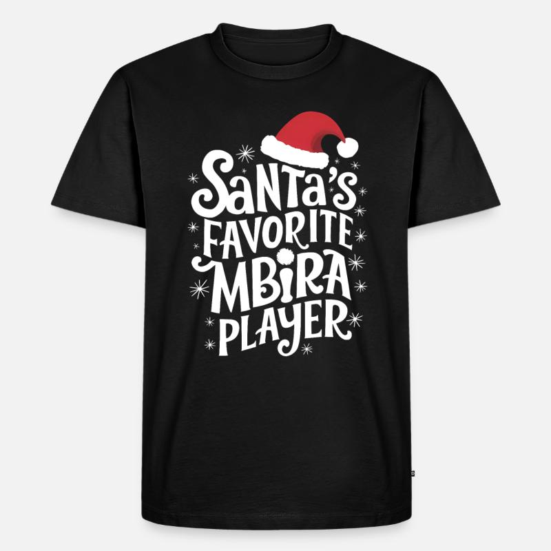 Idiophon Kalimba Geschenk - Männer Premium Bio T-Shirt - Schwarz