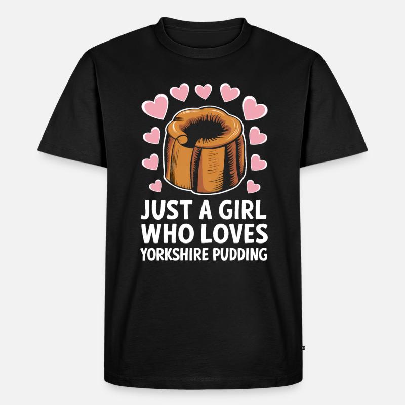 Yorkshire Pudding Geschenk - Männer Premium Bio T-Shirt - Schwarz