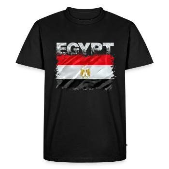 Égypte - T-shirt Premium bio Homme - noir - Devant - Nico (187cm)