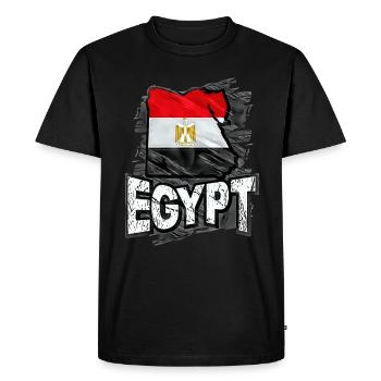 Égypte - T-shirt Premium bio Homme - noir - Devant - Nico (187cm)