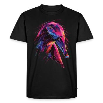Fourmilier - T-shirt Premium bio Homme - noir - Devant - Nico (187cm)