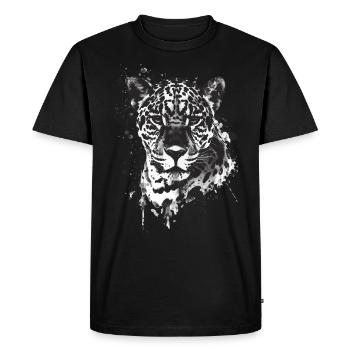 Jaguar - Men's Premium Organic T-Shirt - black - Front - Nico (187cm)