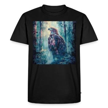 Aigle - T-shirt Premium bio Homme - noir - Devant - Nico (187cm)