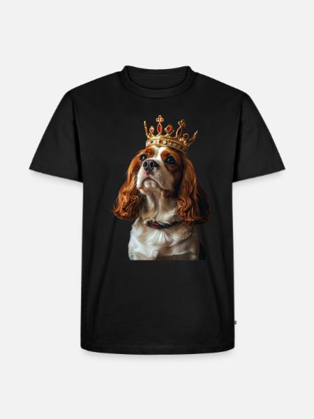 Cavalier King Charles Spaniel - Men's Premium Organic T-Shirt - black