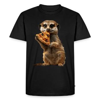 Suricate - T-shirt Premium bio Homme - noir - Devant - Nico (187cm)