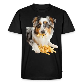 Berger australien - T-shirt Premium bio Homme - noir - Devant - Nico (187cm)