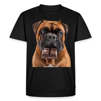 Bullmastiff - T-shirt Premium bio Homme - noir - Devant - Nico (187cm)