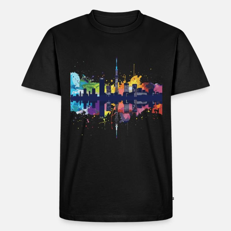 Kasugai - Männer Premium Bio T-Shirt - Schwarz
