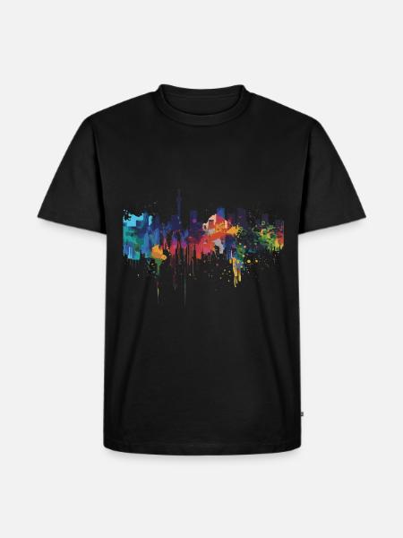 Kumamoto - Männer Premium Bio T-Shirt - Schwarz