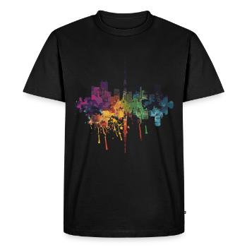 Okinawa - T-shirt Premium bio Homme - noir - Devant - Nico (187cm)