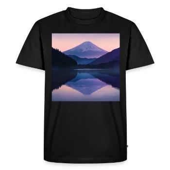 Japon - T-shirt Premium bio Homme - noir - Devant - Nico (187cm)