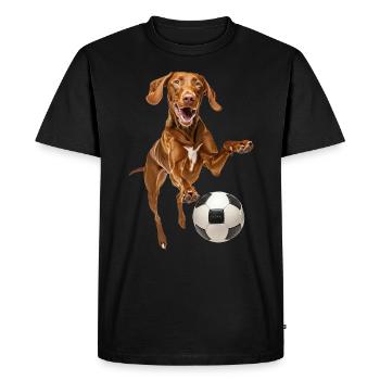Vizsla - T-shirt Premium bio Homme - noir - Devant - Nico (187cm)