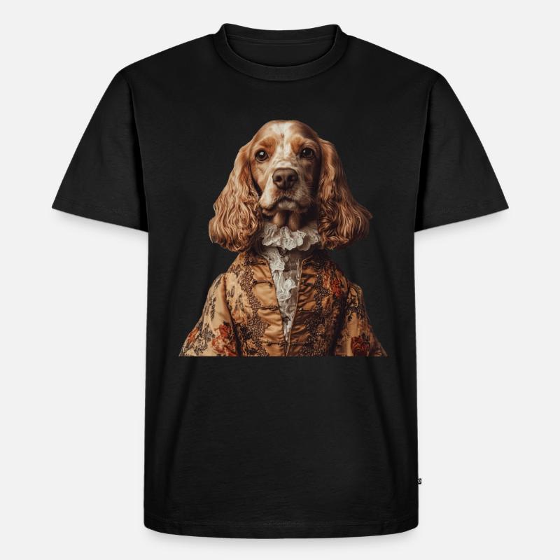 Cocker Spaniel - Männer Premium Bio T-Shirt - Schwarz