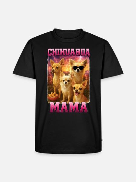 Chihuahua - Männer Premium Bio T-Shirt - Schwarz