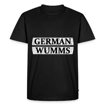 The German Boom - Men's Premium Organic T-Shirt - black - Front - Nico (187cm)