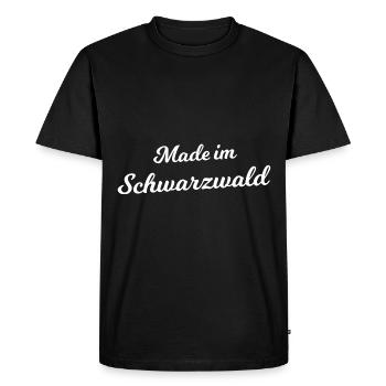 The Black Forest - Men's Premium Organic T-Shirt - black - Front - Nico (187cm)